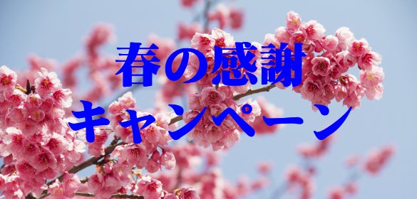 “春の感謝キャンペーン”